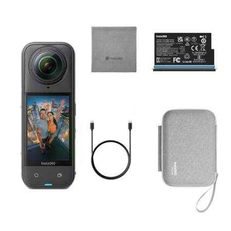 Insta360 X5 Standard Bundle - kamera sportowa 360°, 8K, 72MP, WI-FI, Bluetooth 5.2_Zawartość zestawu_1